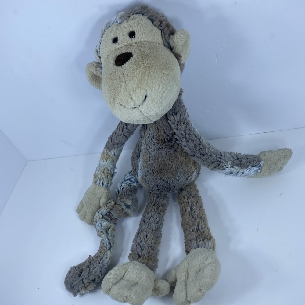 Jellycat Bashful Monkey Plush Stuffed Animal Long Limbs 22" Rare Discontinued